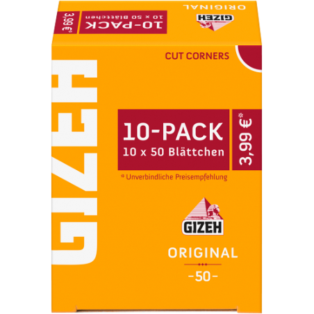 GIZEH Original 10-Pack